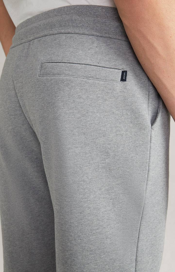 Joop Baumwoll-Sweat-Shorts Santo in Grau meliert Auslauf