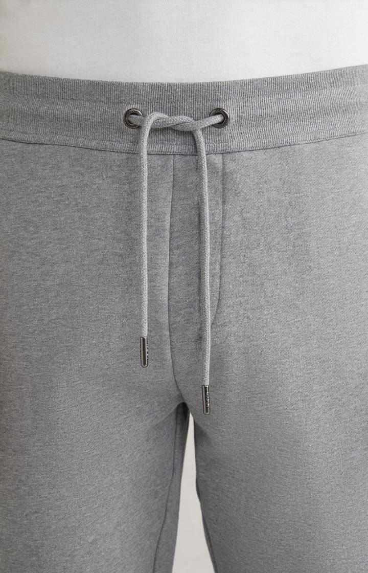 Joop Baumwoll-Sweat-Shorts Santo in Grau meliert Auslauf