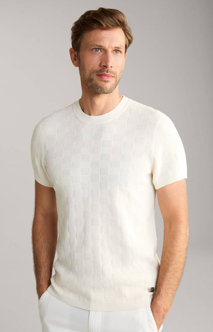 Joop Strick-Shirt Heiri in Creme