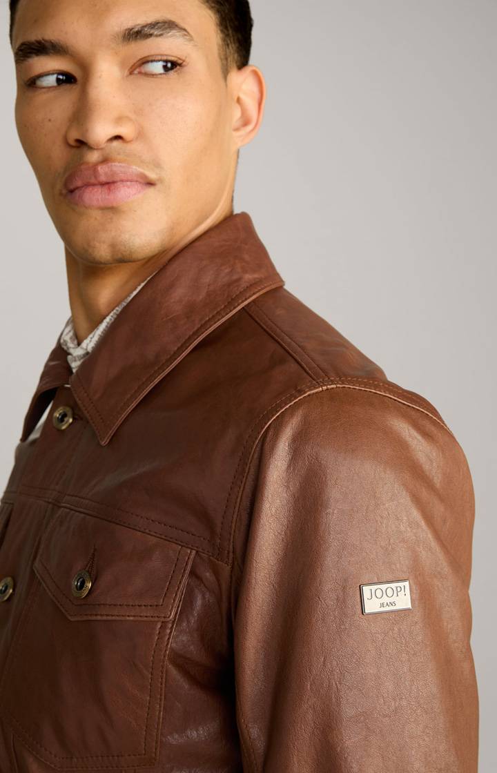 Joop Lederjacke Jean in Braun Hotsell