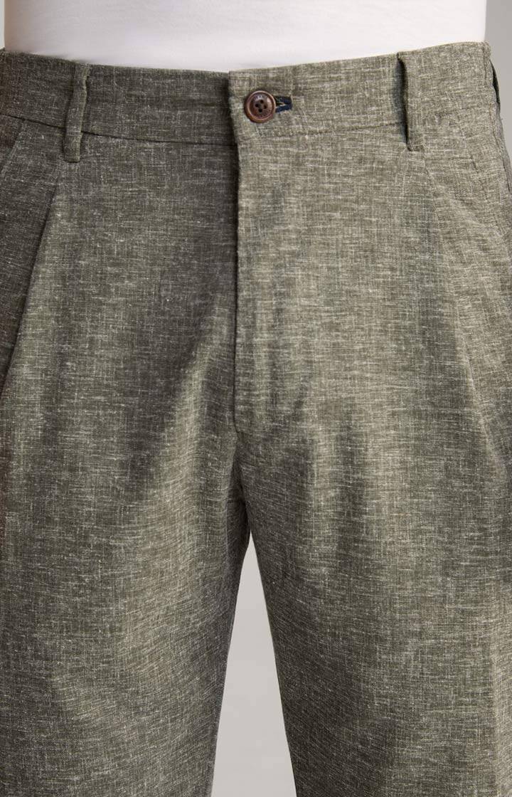 Joop Leinenmix-Chino Lead in Oliv meliert Online