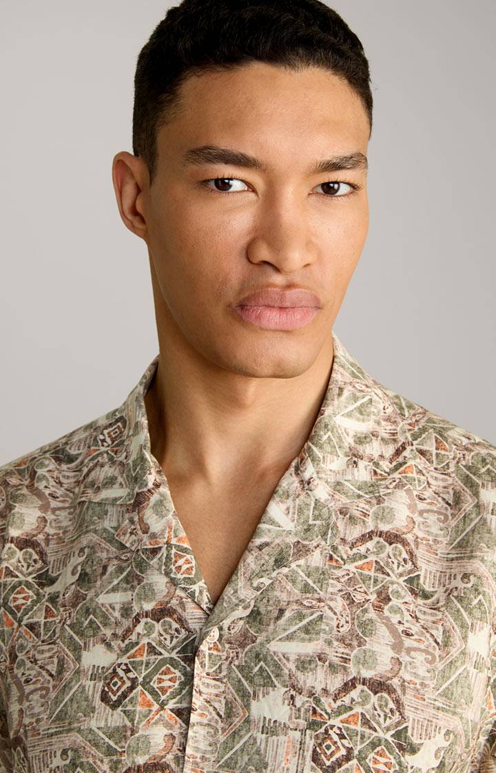 Joop Viskose-Hemd Hanes in Beige gemustert Hotsell