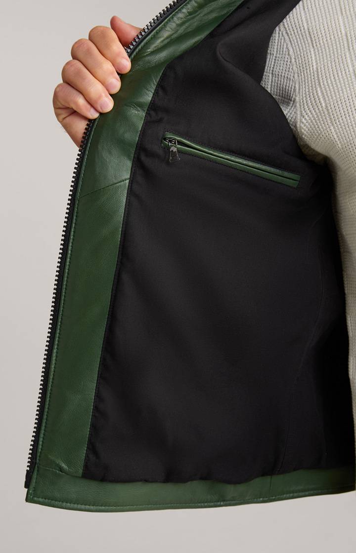 Joop Lederjacke Lif in Grün Günstiger Verkauf
