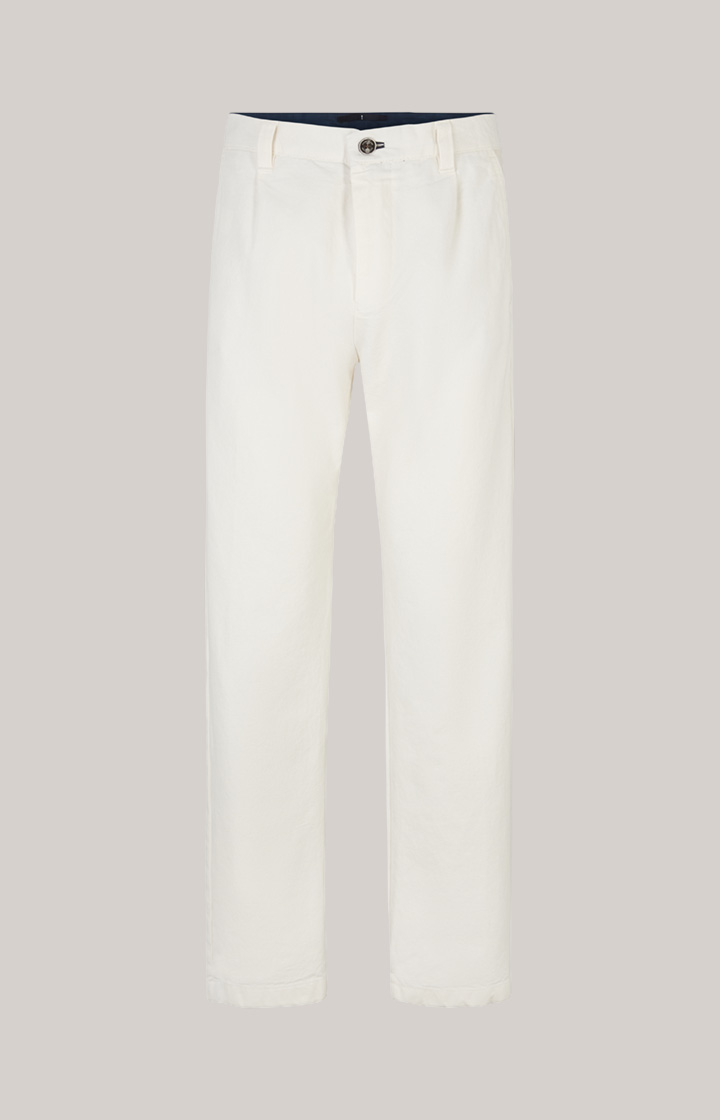 Joop Baumwoll-Chino Len in Offwhite Verkauf