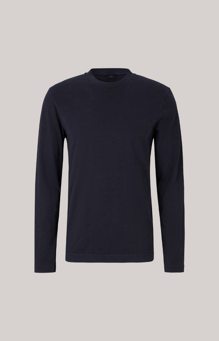 Joop Baumwoll-Langarmshirt Carlito in Navy im Angebot