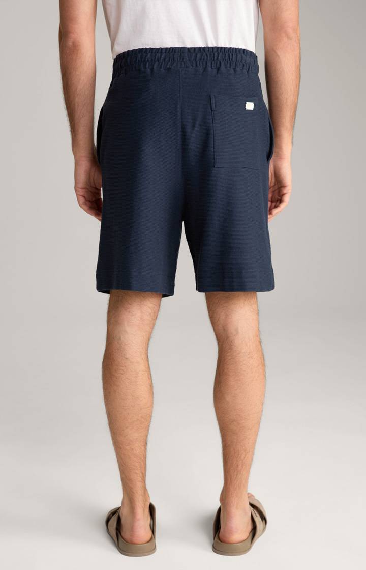 Joop Baumwoll-Shorts Damiano in Navy strukturiert Günstiger Verkauf