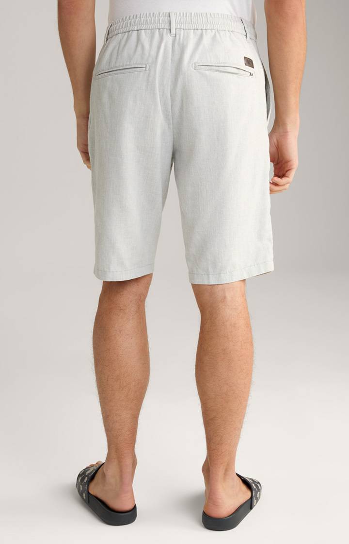 Joop Leinenmix-Shorts Ruby in Hellgrau im Angebot