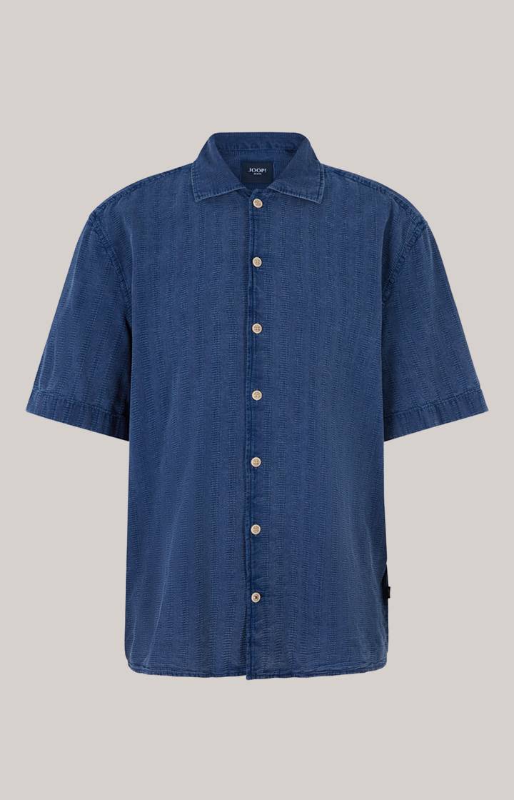 Joop Hemd Hanno in Denim Blau Online