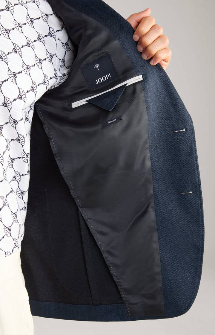 Joop Leinenmix-Sakko Heathrow in Denim Blue Auslauf