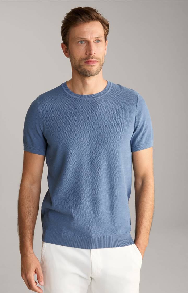 Joop Strick-Shirt Valdrio in Blau