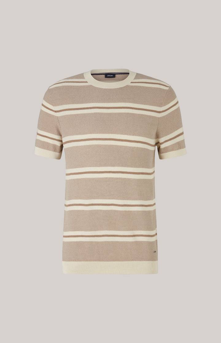 Joop Strick-Shirt Vico in Beige/Offwhite gestreift Verkauf
