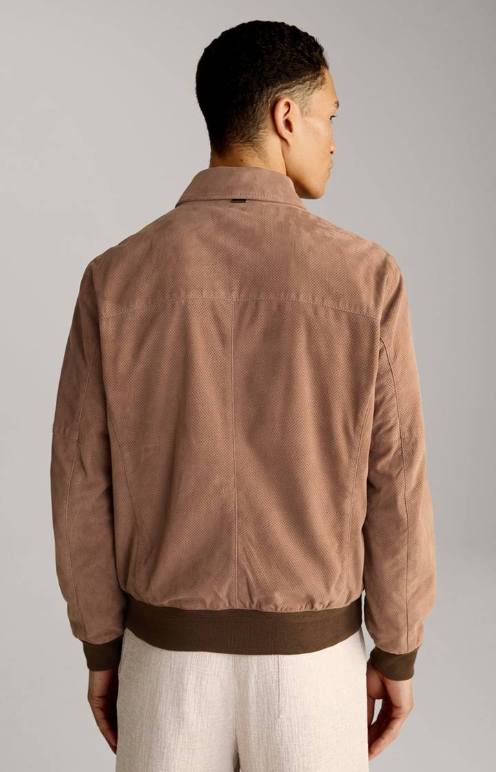 Joop Ziegenvelours-Lederjacke Laup in Hellbraun Schlussverkauf