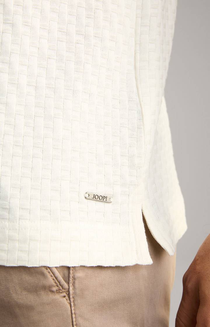 Joop Poloshirt Boris in Creme strukturiert Online