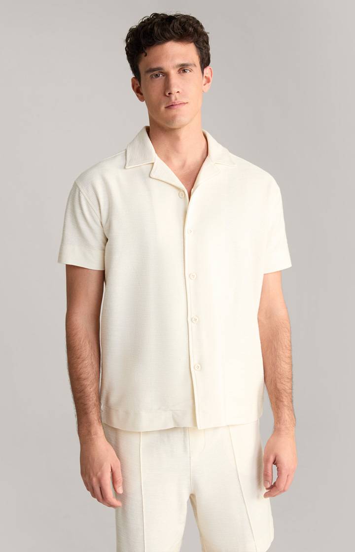 Joop Hemd Damian in Beige strukturiert