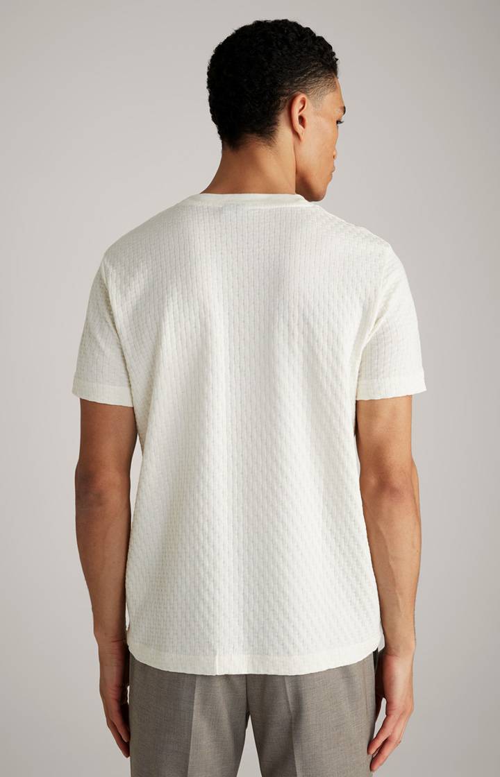 Joop T-Shirt Bruce in Creme strukturiert im Angebot