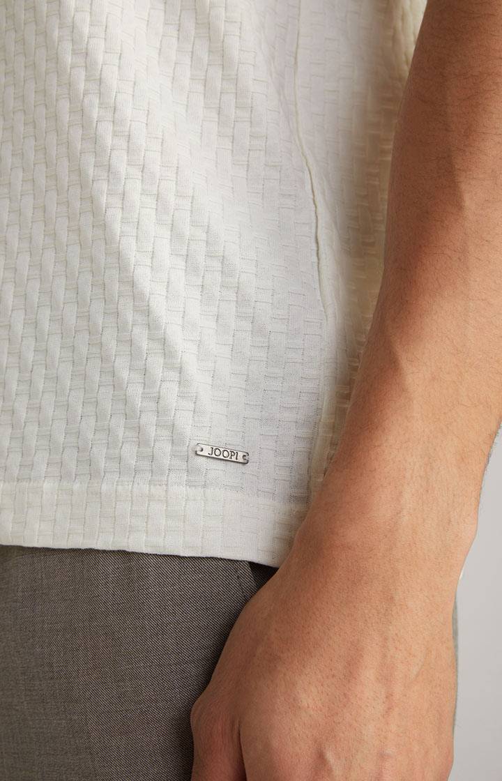 Joop T-Shirt Bruce in Creme strukturiert im Angebot