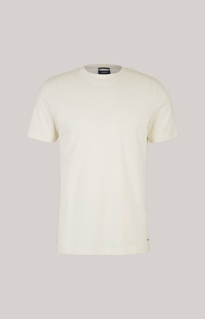 Joop T-Shirt Bruce in Creme strukturiert im Angebot
