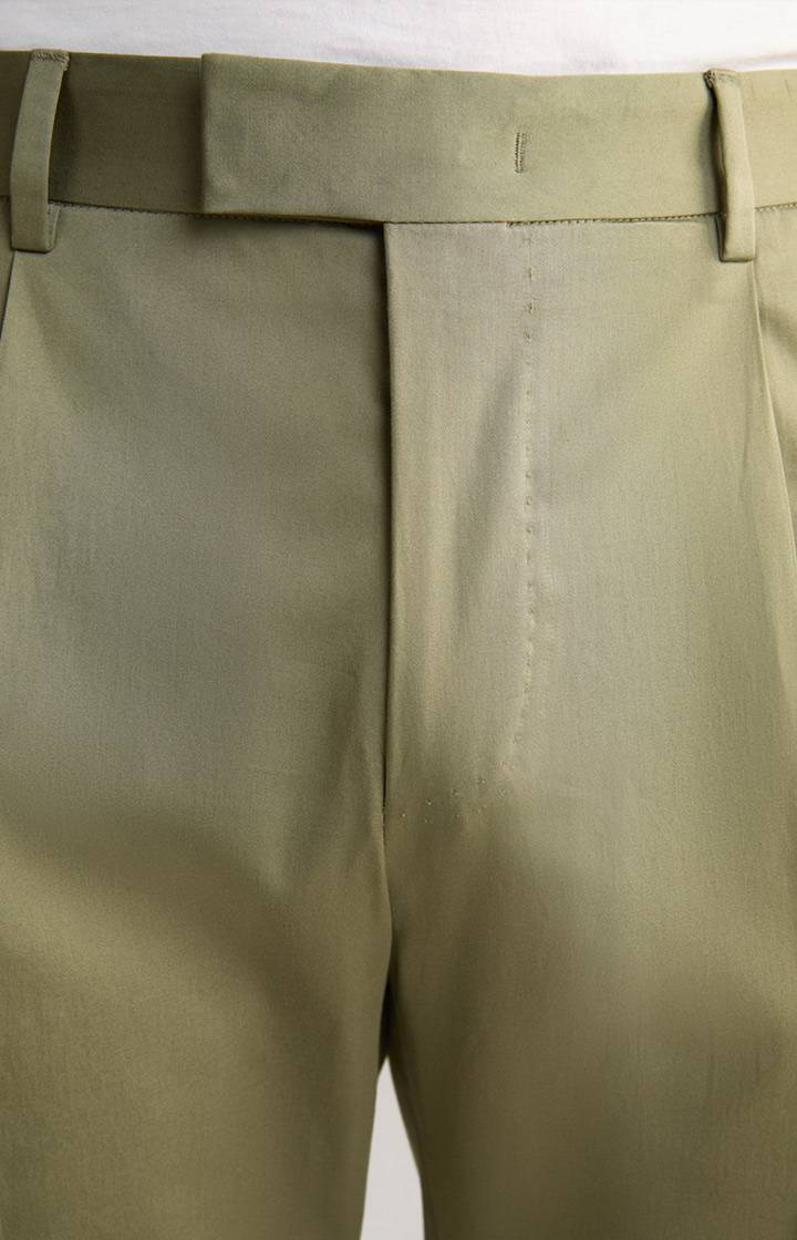 Joop Baumwoll-Baukasten-Hose Bennet in Oliv Fabrikpreis
