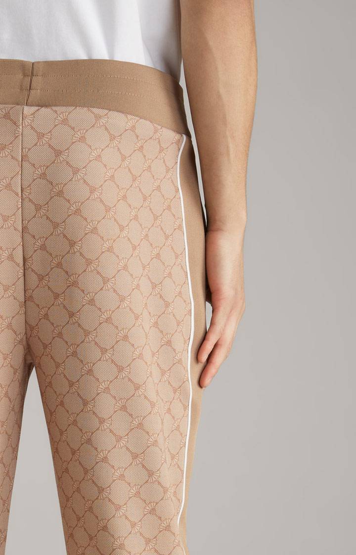 Joop Cornflower-Joggpants Taylan in Beige gemustert Blitzverkäufe