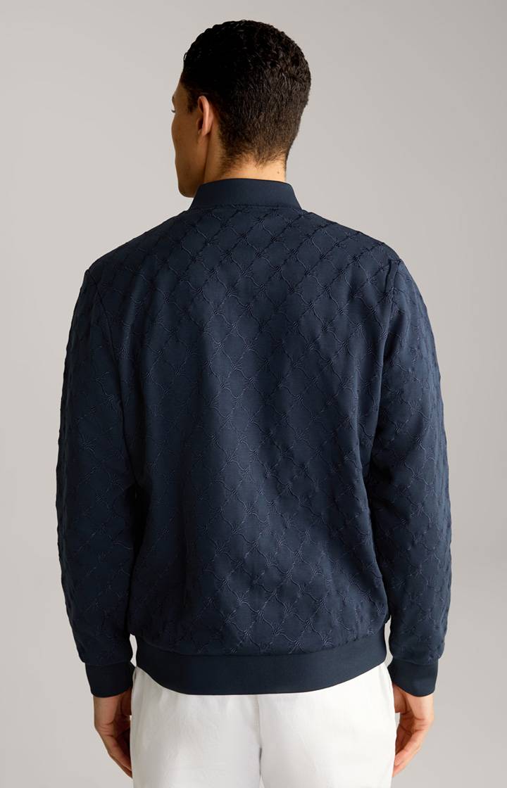 Joop Cornflower-Sweatjacke Thaon in Navy Auslauf