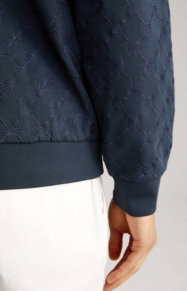 Joop Cornflower-Sweatjacke Thaon in Navy Auslauf