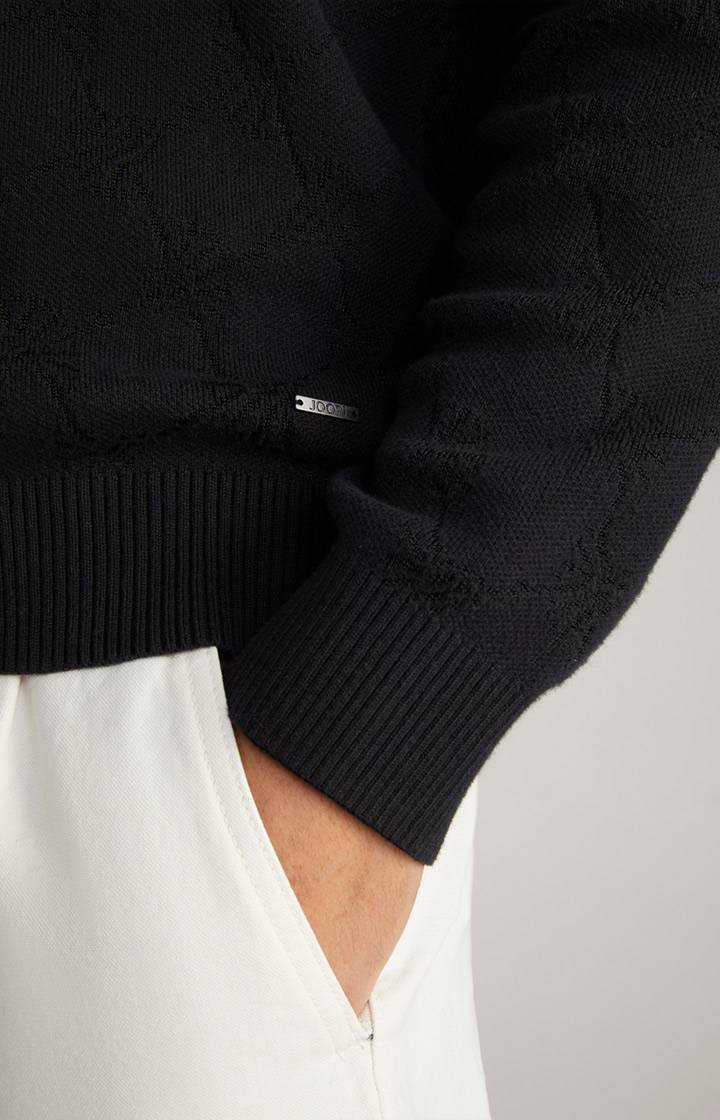 Joop Cornflower-Strickjacke Raveno in Schwarz gemustert Verkauf