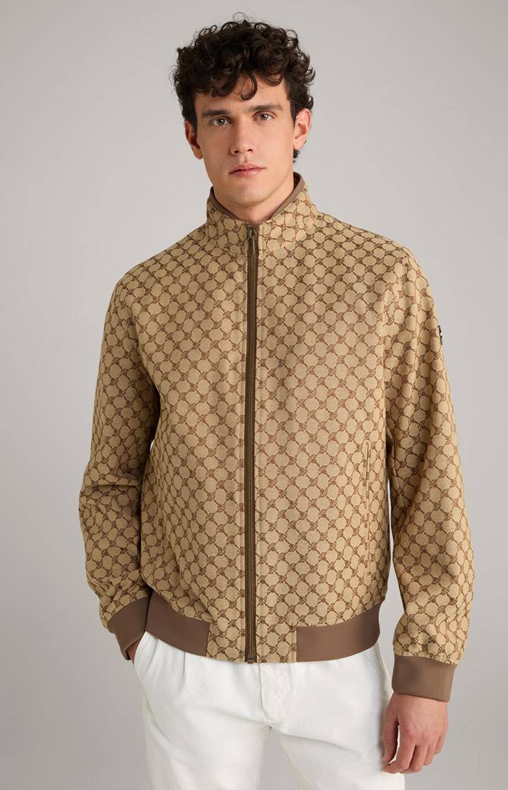 Joop Cornflower-Jacke Escor in Beige/Braun gemustert