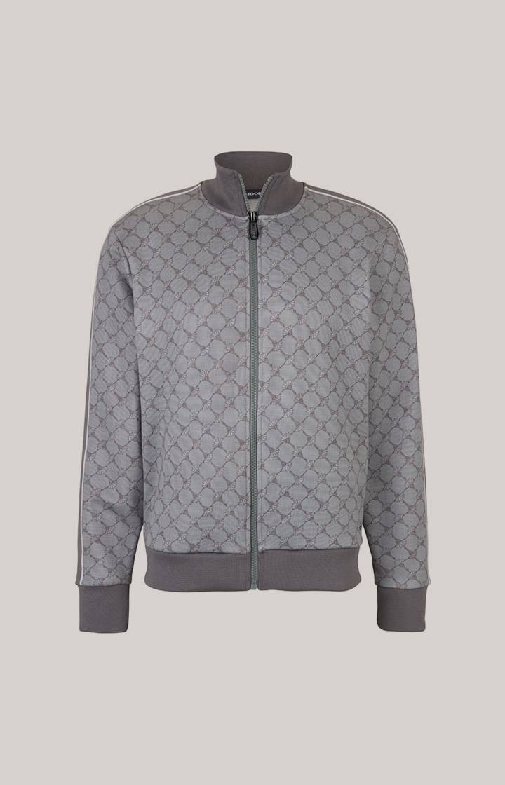 Joop Cornflower-Sweatjacke Tayfun in Grau gemustert Fabrikverkauf
