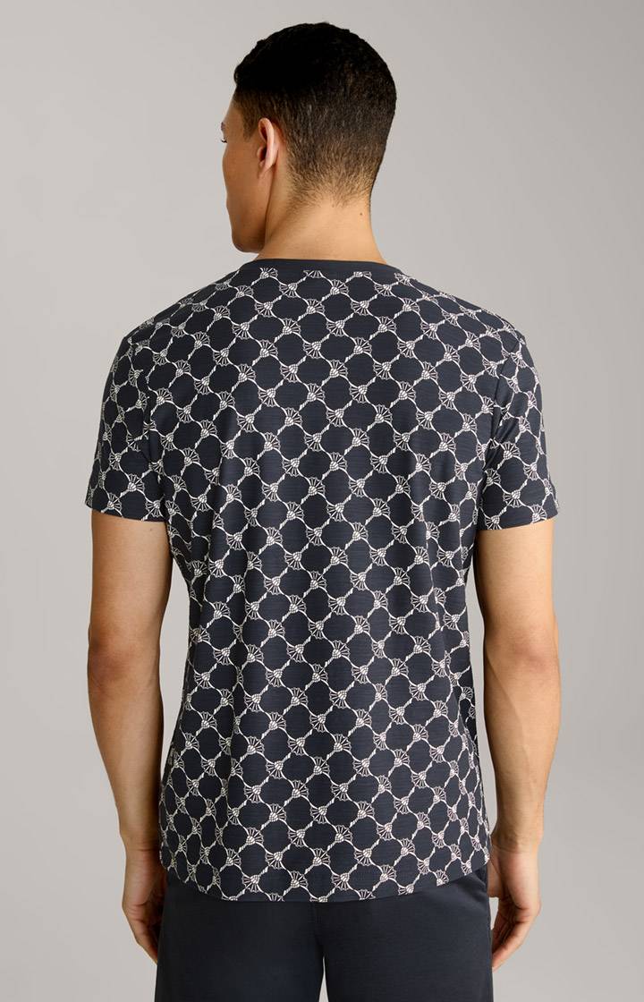 Joop Cornflower-T-Shirt Tyron in Navy gemustert Sonderangebote