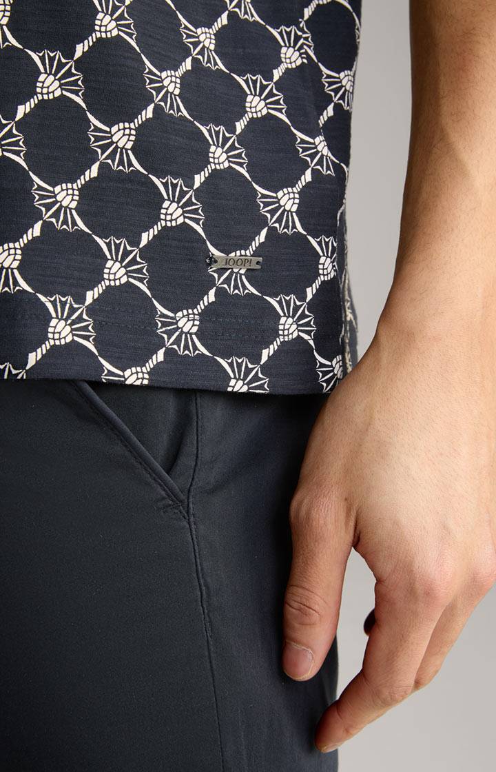 Joop Cornflower-T-Shirt Tyron in Navy gemustert Sonderangebote