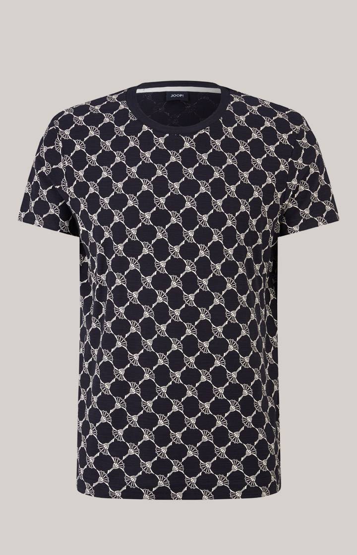 Joop Cornflower-T-Shirt Tyron in Navy gemustert Sonderangebote