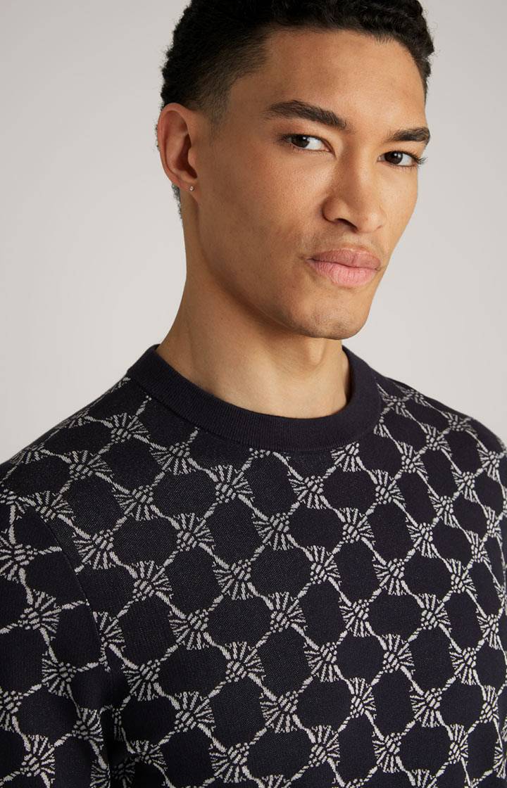 Joop Cornflower-Pullover Ravon in Navy gemustert Hotsell