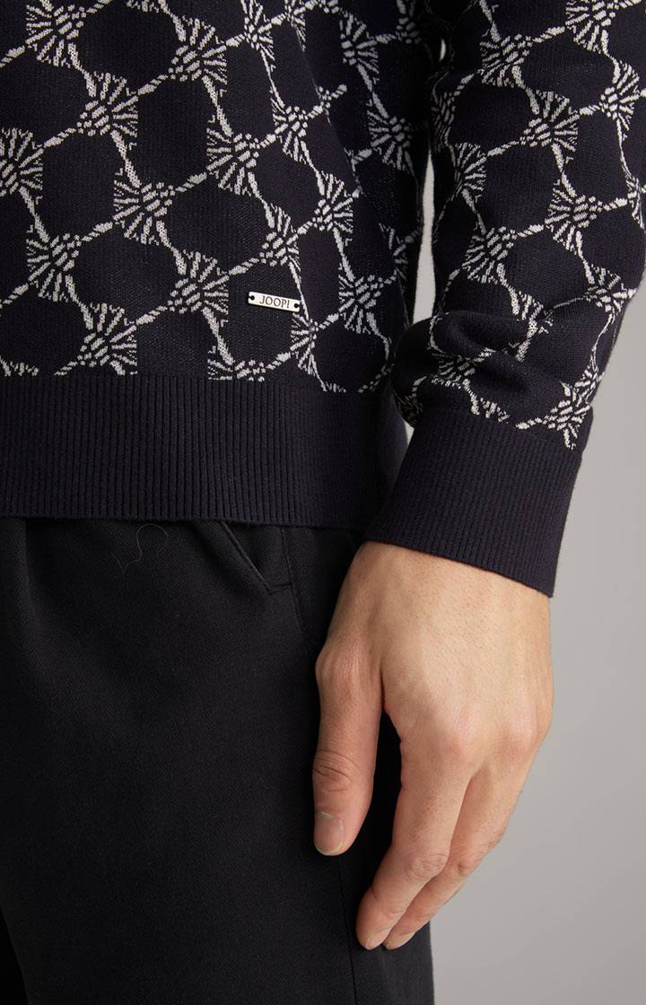Joop Cornflower-Pullover Ravon in Navy gemustert Hotsell