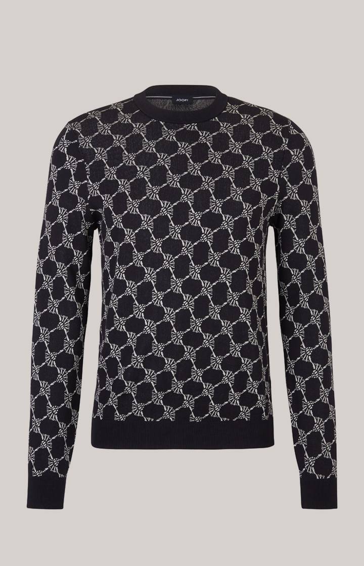 Joop Cornflower-Pullover Ravon in Navy gemustert Hotsell