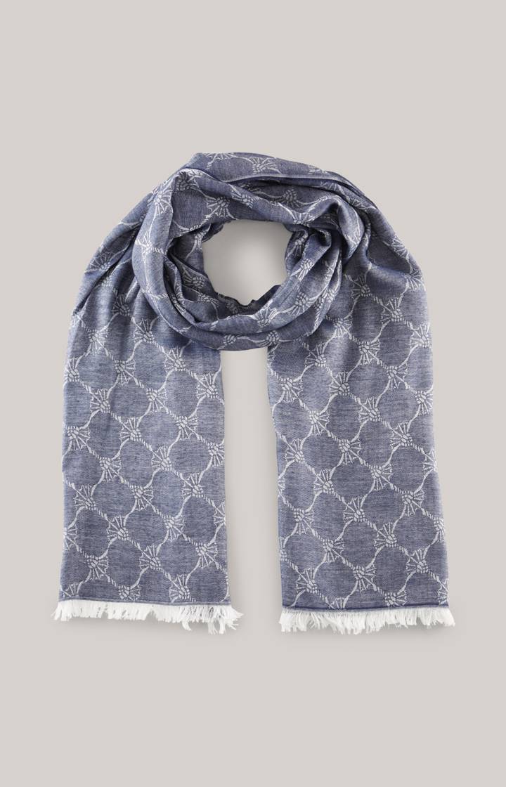 Joop Cornflower Schal Ferdis in Navy/Silbergrau Schlussverkauf