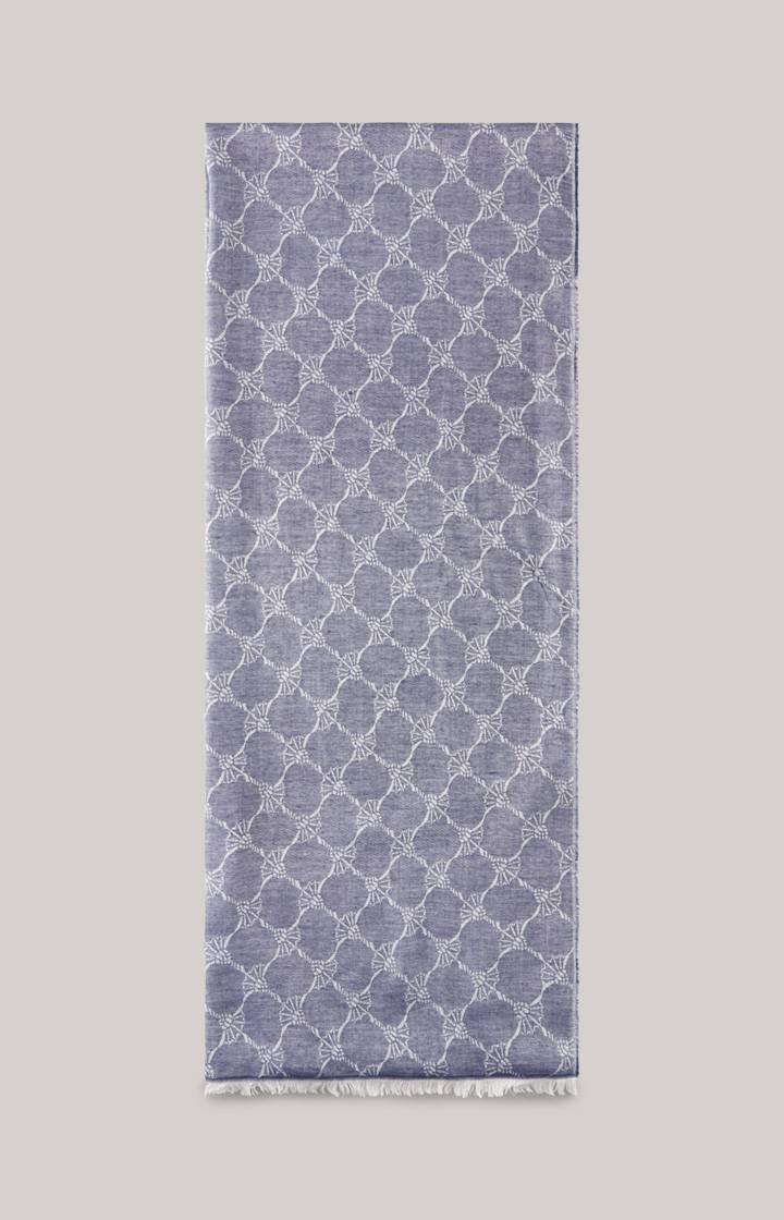 Joop Cornflower Schal Ferdis in Navy/Silbergrau Schlussverkauf