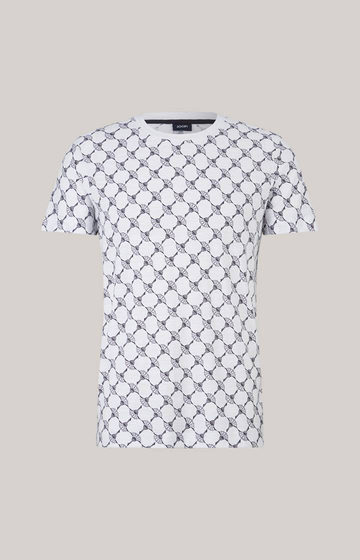 Joop Cornflower-T-Shirt Tyron in Weiß gemustert Blitzverkäufe