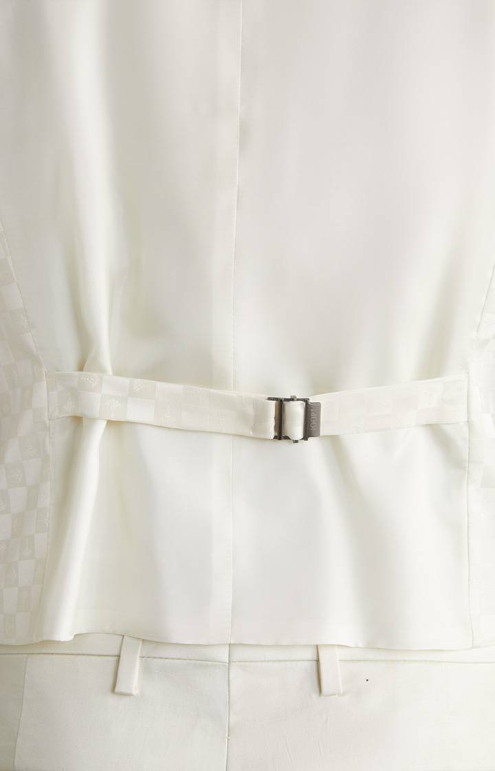Joop Cornflower-Weste Weazer in Creme gemustert im Angebot