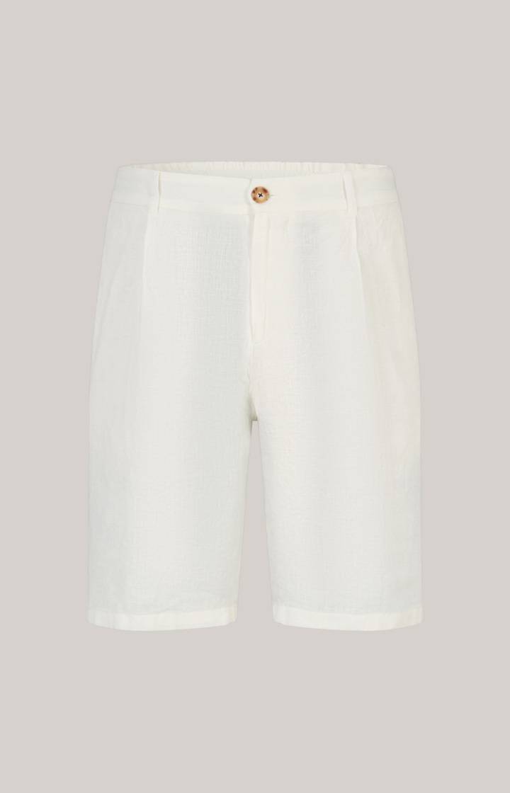 Joop Leinen-Shorts Dinghy in Offwhite meliert Outlet