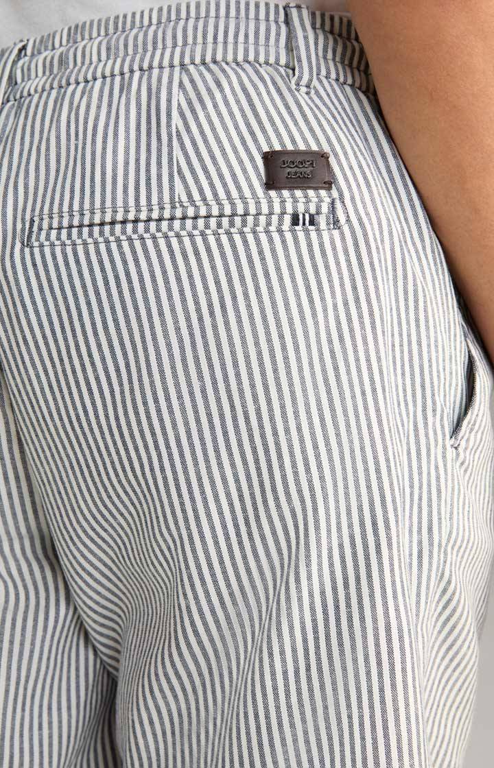 Joop Leinenmix-Shorts Ruby in Navy gestreift Verkauf