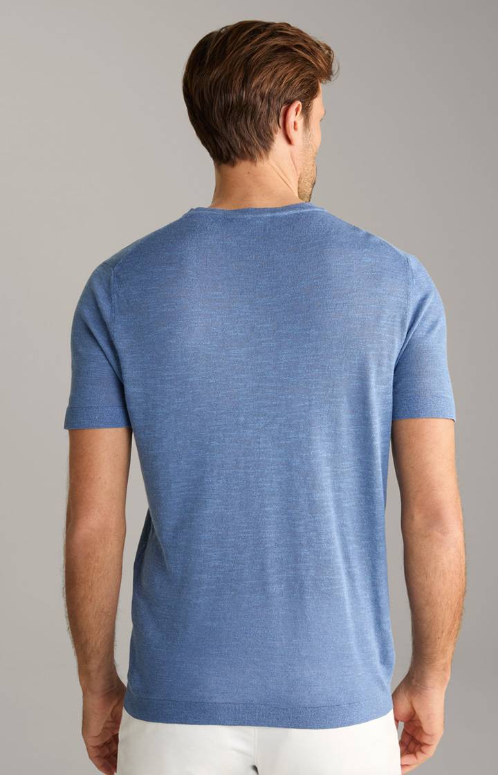 Joop Leinenmix-T-Shirt Maroso in Blau Hotsell