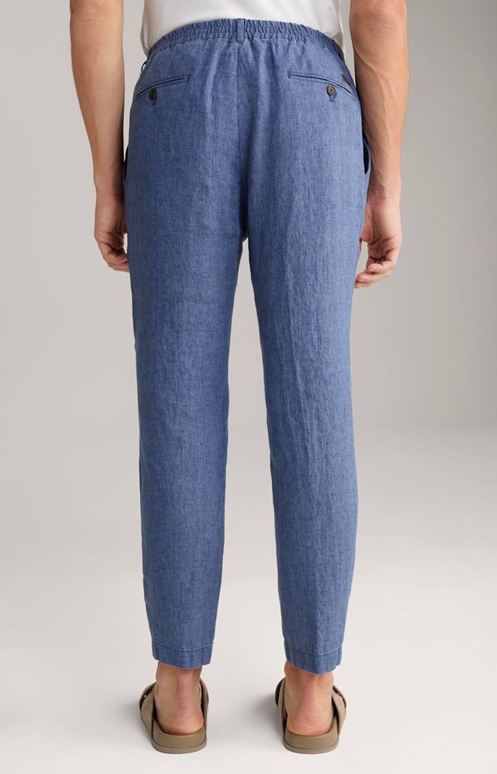 Joop Leinenhose Lester in Blau im Angebot