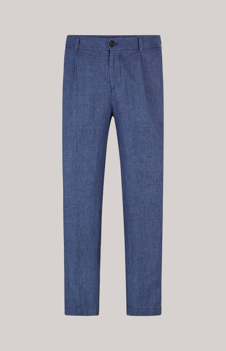 Joop Leinenhose Lester in Blau im Angebot