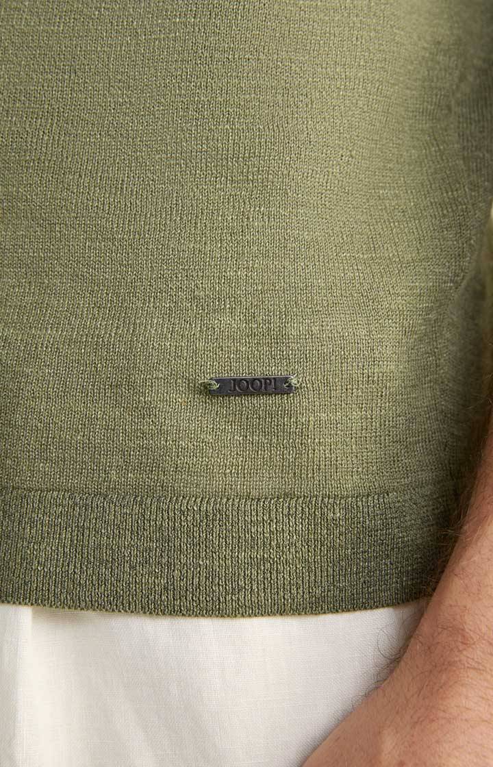 Joop Leinenmix-T-Shirt Maroso in Oliv Hotsell