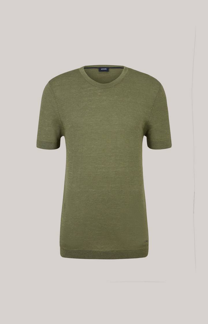 Joop Leinenmix-T-Shirt Maroso in Oliv Hotsell