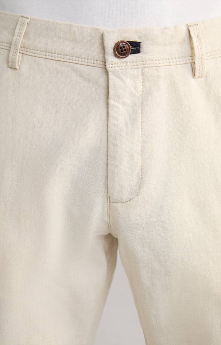 Joop Leinenmix-Chino Matthew in Beige im Angebot