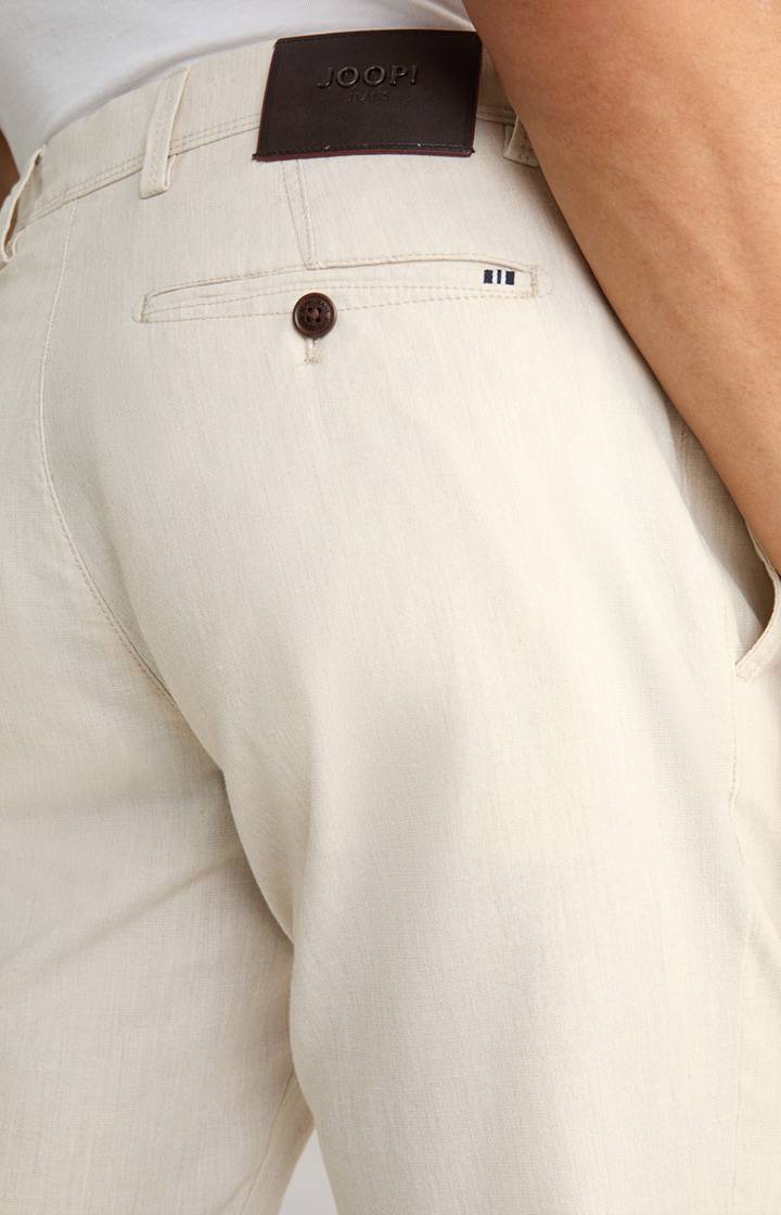 Joop Leinenmix-Chino Matthew in Beige im Angebot