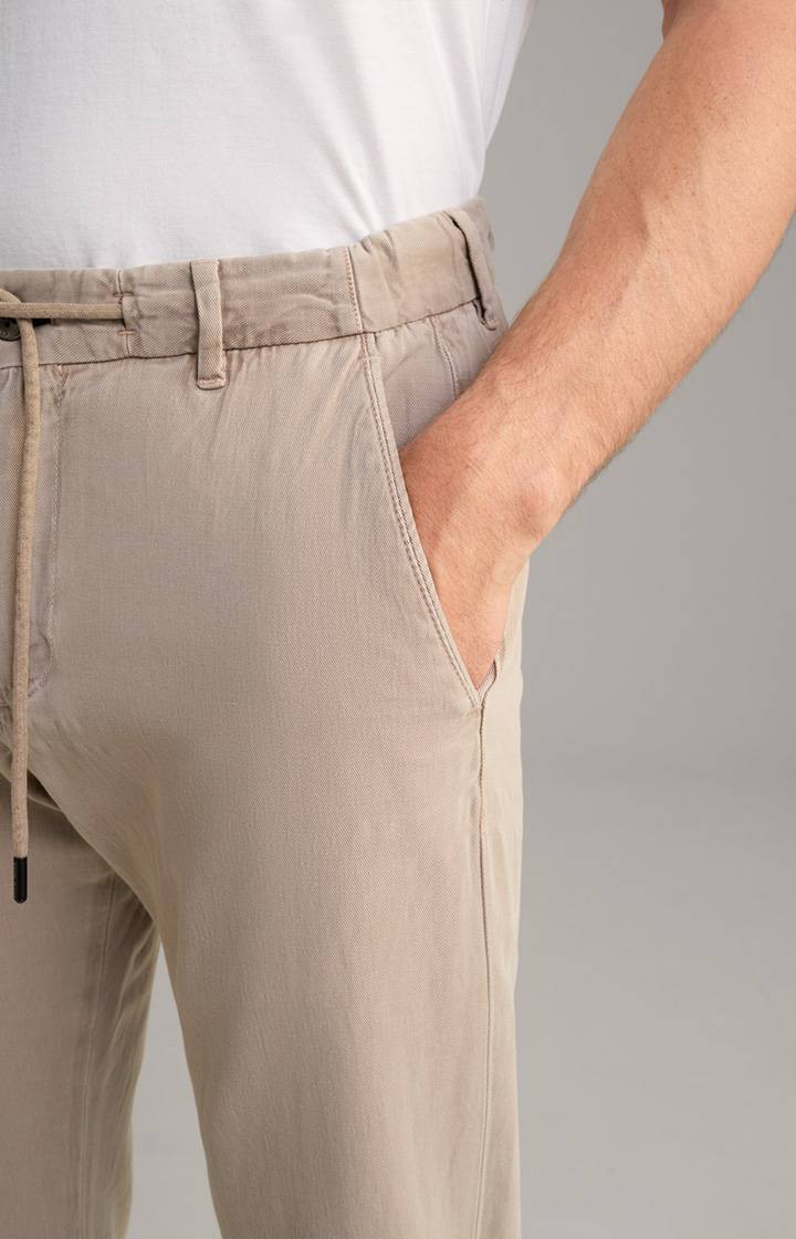 Joop Leinen-Mix Chino Maxton in Beige Günstiger Verkauf