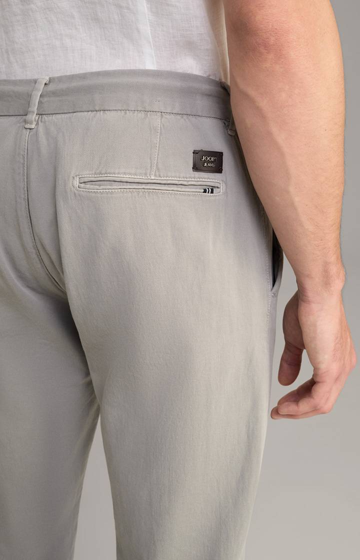 Joop Leinen-Mix Chino Maxton in Grau Meist gekauft