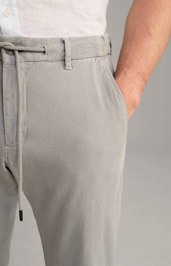 Joop Leinen-Mix Chino Maxton in Grau Meist gekauft